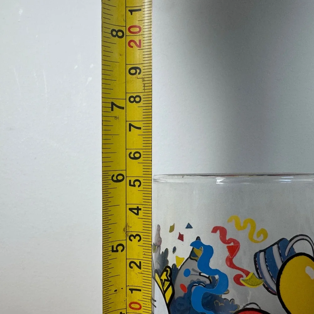Vintage 1983 Clumsy Smurf Glass‎ Peyo Wallace Berrie Drinking Glass